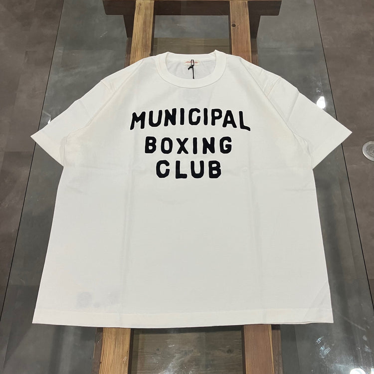 AGSPALDING&amp;BROS / ARCHIVE GRAPHIC TEE MUNICIPAL BOXING CLUB 