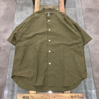 HAVERSACK / C/L Typewriter Band Collar Shirt 