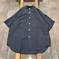 HAVERSACK / C/L Typewriter Band Collar Shirt 