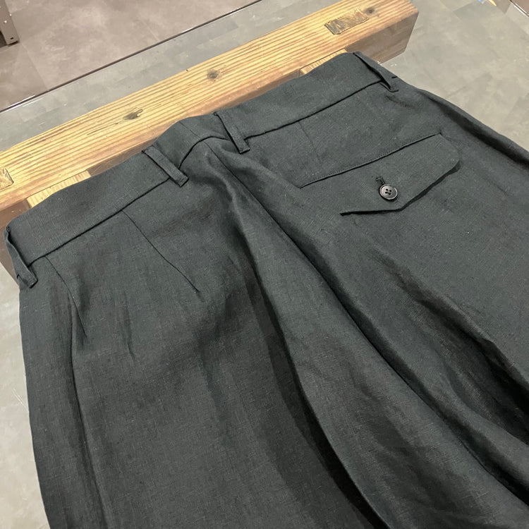 HAVERSACK / High waist 2 pleats wide pants 