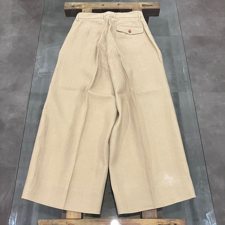 HAVERSACK / High waist 2 pleats wide pants 