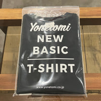 Yonetomi / NEW BASIC T-SHIRT BLACK