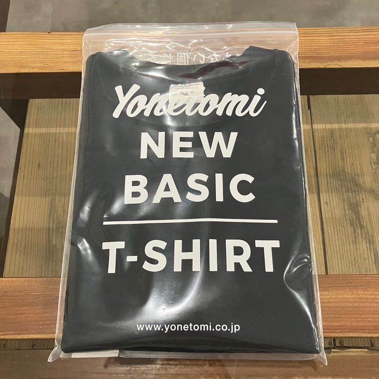 Yonetomi / NEW BASIC T-SHIRT BLACK