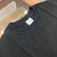 Yonetomi / NEW BASIC T-SHIRT BLACK