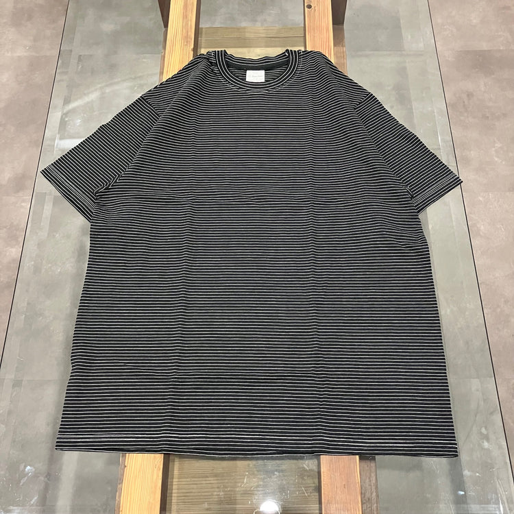 Yonetomi / NEW BASIC GARMENT DYE BORDER T-SHIRT