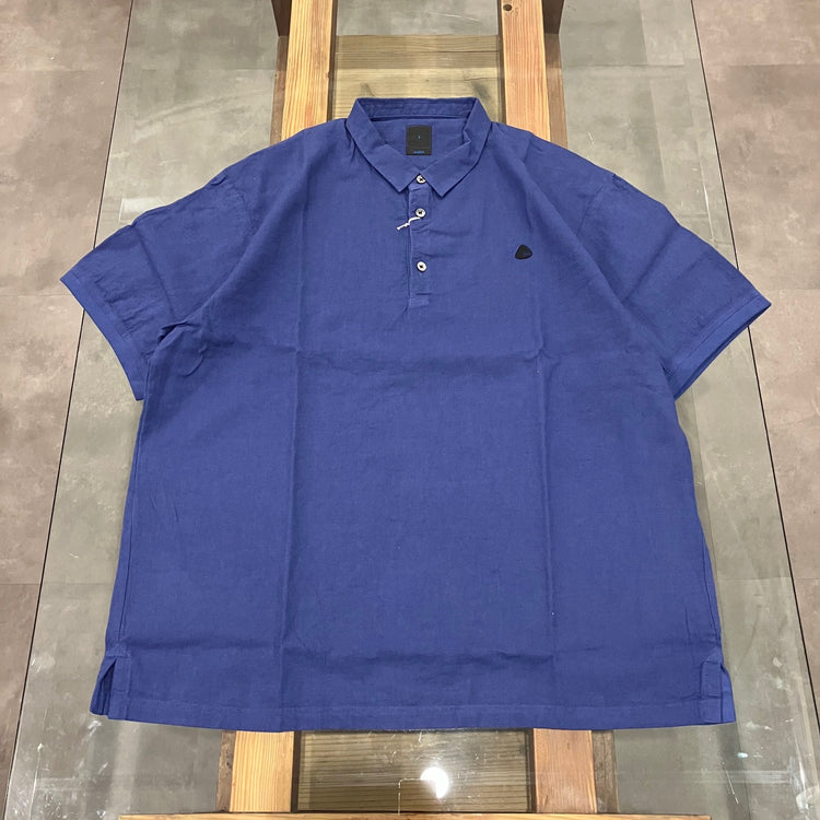 maillot / linen rich polo shirt-Tee 