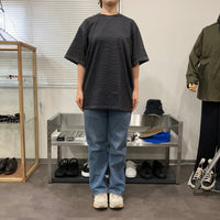 Yonetomi / NEW BASIC GARMENT DYE BORDER T-SHIRT