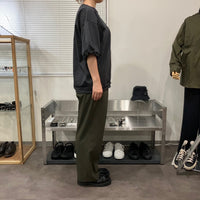 WALLA WALLA SPORT/　9oz LANTERN SLEEVE TEE USED BLACK