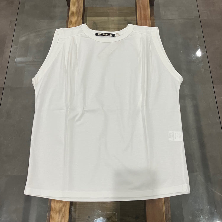 HAVERSACK / Crew neck sleeveless T-shirt 