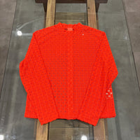 MEYAME / FRONT & BACK LACE PULLOVER　ORANGE