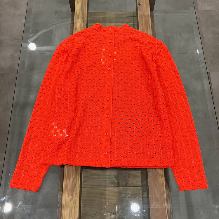 MEYAME / FRONT & BACK LACE PULLOVER　ORANGE