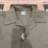 ARMY TWILL / Cotton/Polyester Plain Big Shirt