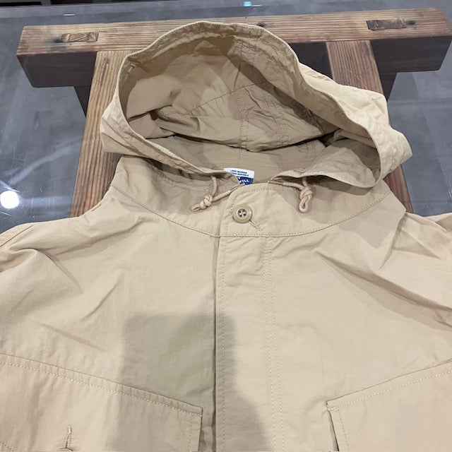 ARMY TWILL / Nylon OX Hooded Coat 