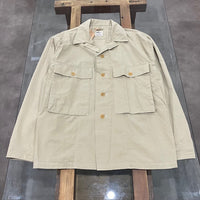 ARMY TWILL / Vintage Gabardine Shirt JK KHAKI