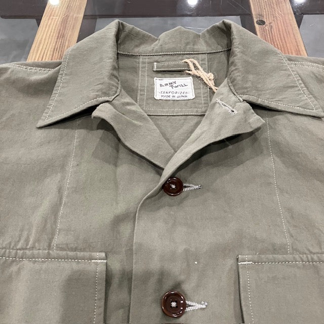 ARMY TWILL / Vintage Gabardine Shirt JK KHAKI