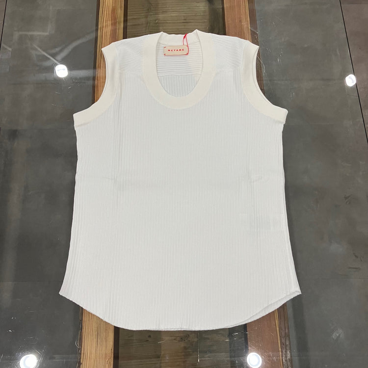 MEYAME / OBLONG NECK SLEEVELESS