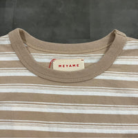 MEYAME / RANDAM BORDER SLEEVELESS BEIGE