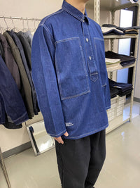 FreshService / DENIM PULLOVER SHIRT ONE WASH