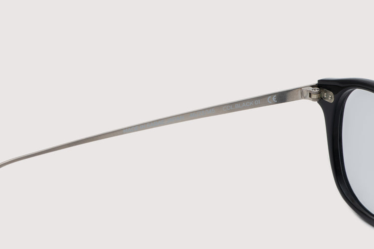 NOCHINO OPTICAL / JIFUSAN #1. GLOSS BLACK × CLEAR TO GREY (調光モデル)