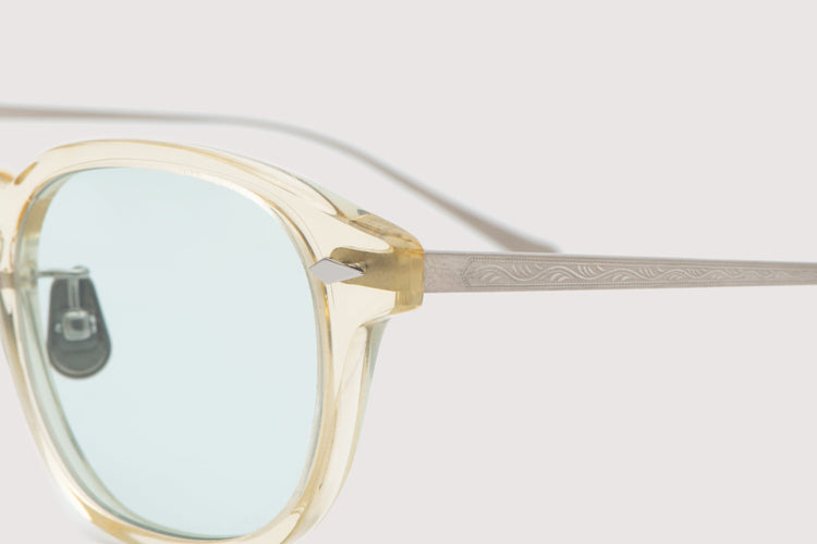 NOCHINO OPTICAL / JIFUSAN #5. CITRON & AMBER × L.SMOKE GREEN