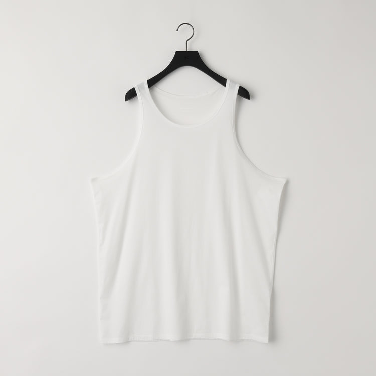 KANEMASA PHIL / 46G Cotton Thin Pack Tank WHITE*BLACK