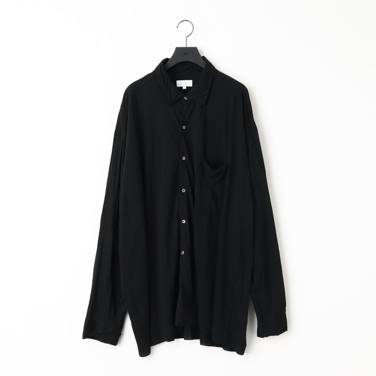 KANEMASA PHIL / 46G Artisan L/S Shirt BLACK