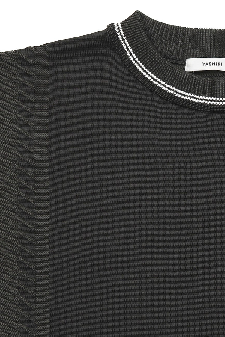 YASHIKI  YSK-25AW-KN02    Shimobashira Knit BLACK