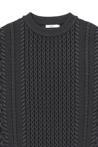 YASHIKI  YSK-25AW-KN03    Fubuki Knit BLACK