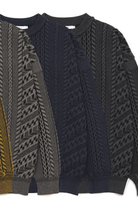 YASHIKI  YSK-25AW-KN03    Fubuki Knit BLACK