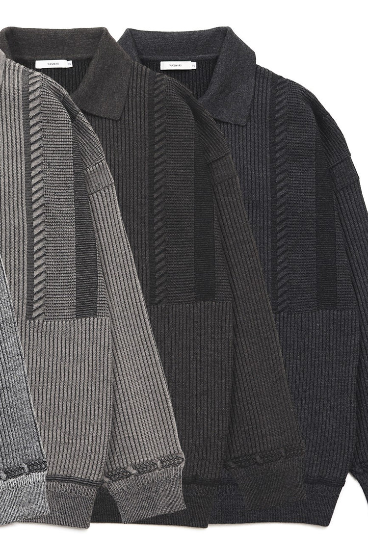 YASHIKI  Setsuen  Skipper Knit（雪煙） BROWN