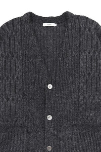 YASHIKI  Sekkei mohair Cardigan（雪景） BLACK