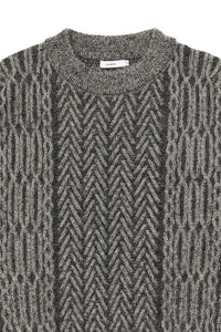 YASHIKI  Sekkei mohair Knit（雪景） BEIGE YSK-25AW-KN11