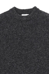 YASHIKI  Shusetsu boucle Knit（終雪） BLACK YSK-25AW-KN12