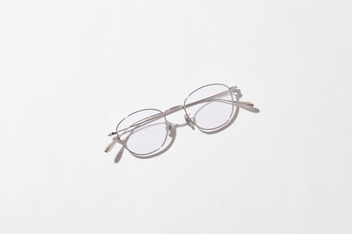 NOCHINO OPTICAL  KOUGETSU #1. PLUTINUM SILVER × CLEAR TO D.GREY (調光モデル)