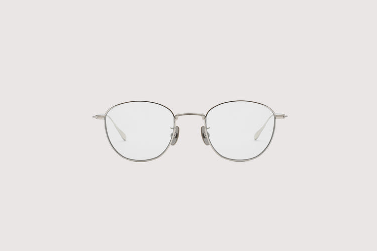 NOCHINO OPTICAL  KOUGETSU #1. PLUTINUM SILVER × CLEAR TO D.GREY (調光モデル)