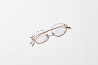 NOCHINO OPTICAL  KOUGETSU #3. CHAMPAGNE GOLD × CLEAR TO D.GREY (調光モデル)