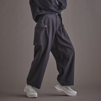 HAVERSACK / High count poplin belted cargo pants