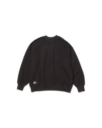 FreshService / LIGHT OZ CREW NECK SWEAT BLACK
