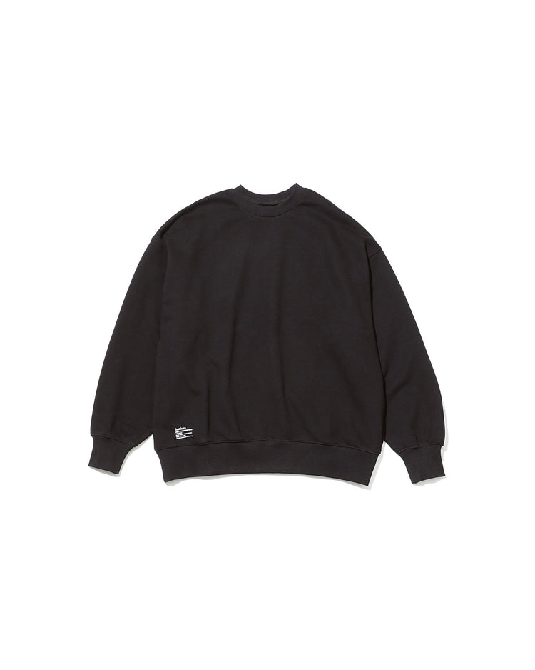 FreshService / LIGHT OZ CREW NECK SWEAT BLACK