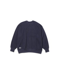 FreshService / LIGHT OZ CREW NECK SWEAT NAVY
