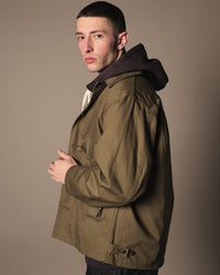 A VONTADE  Naval Utility Jacket -Military Herinbone- #47 OLIVE