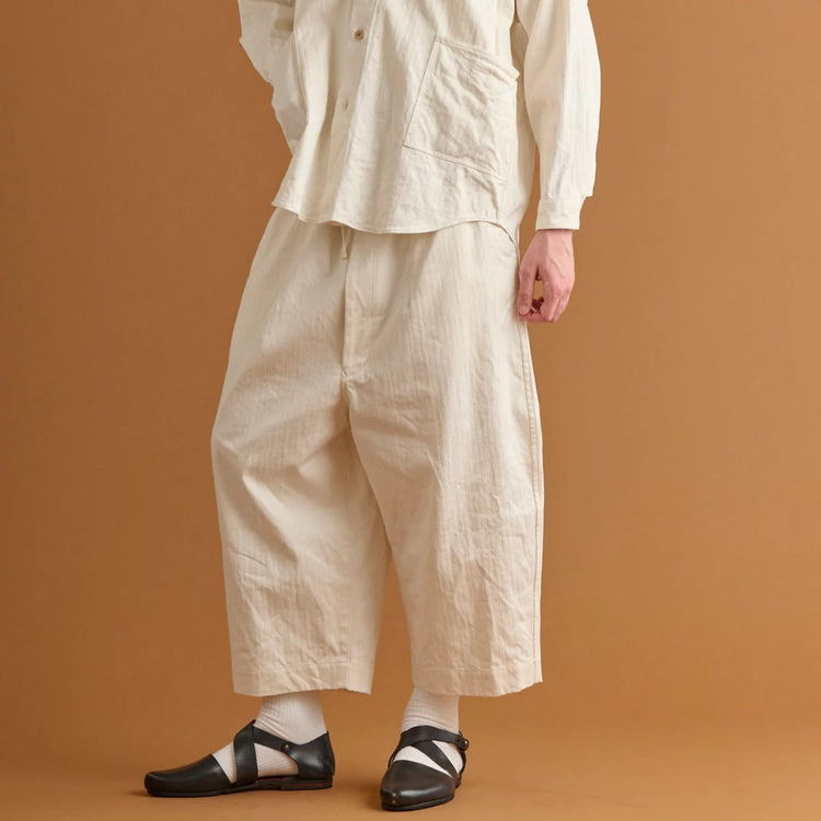 HAVERSACK / Herringbone high waist wide pants