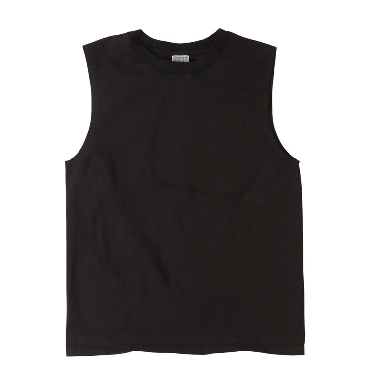 WALLA WALLA SPORT/　9oz TUBE SLEEVELESS TEE BLACK