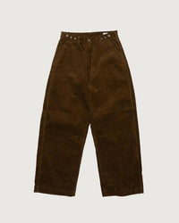Ordinary fits  CORDUROY BELL PANTS BROWN