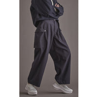 HAVERSACK / High count poplin belted cargo pants