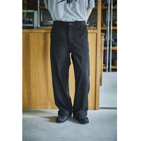 orslow / WIDE FIT FRENCH WORK PANTS BLACK