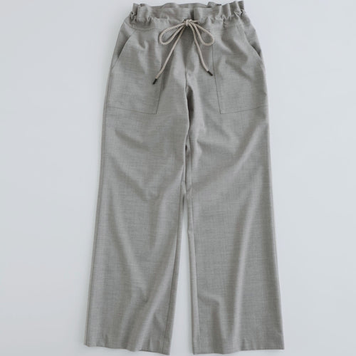 MEYAME / COMFORTABLE DRAWCORD PANTS BEIGE