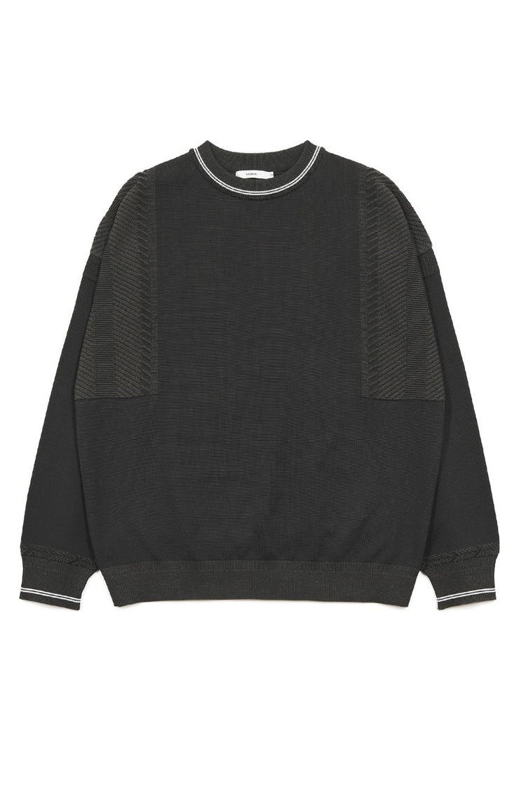 YASHIKI  YSK-25AW-KN02    Shimobashira Knit BLACK
