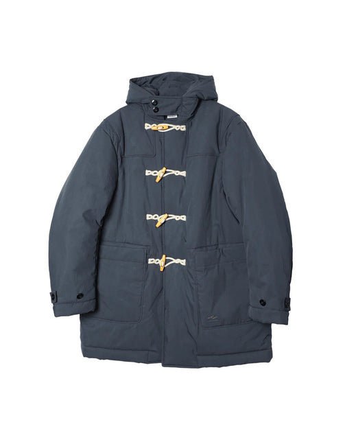 ARMY TWILL  COTTON NYLON DUFFEL COAT NAVY