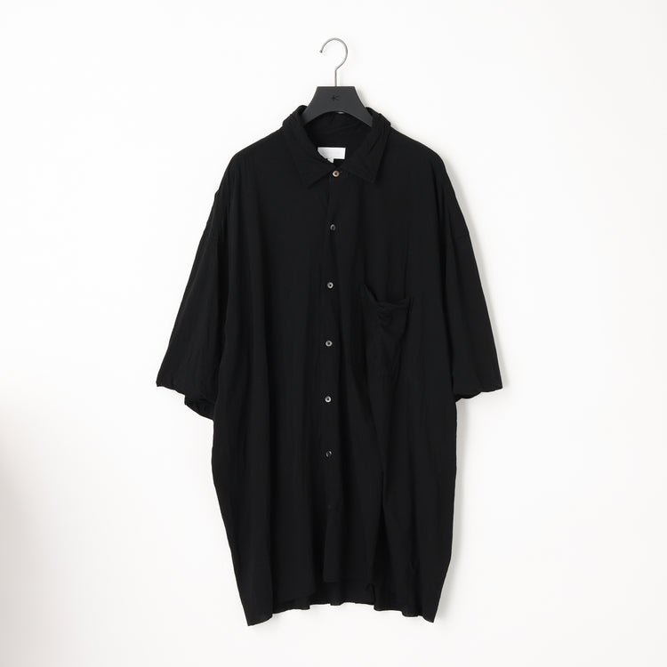 KANEMASA PHIL / 46G Artisan S/S Shirt BLACK